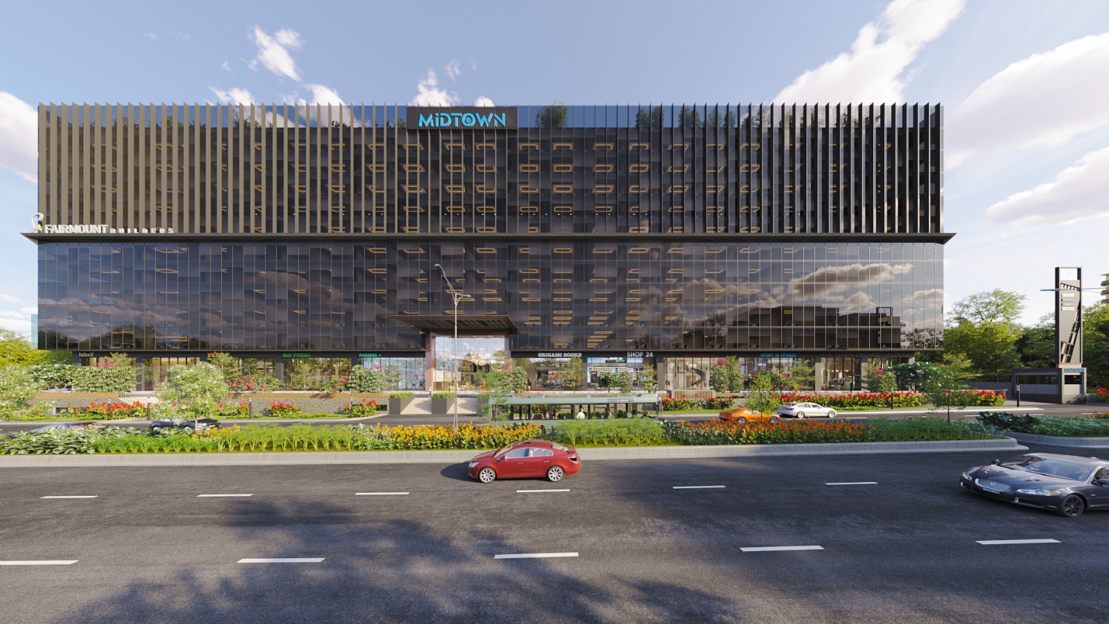 Midtown floor plans project exterior