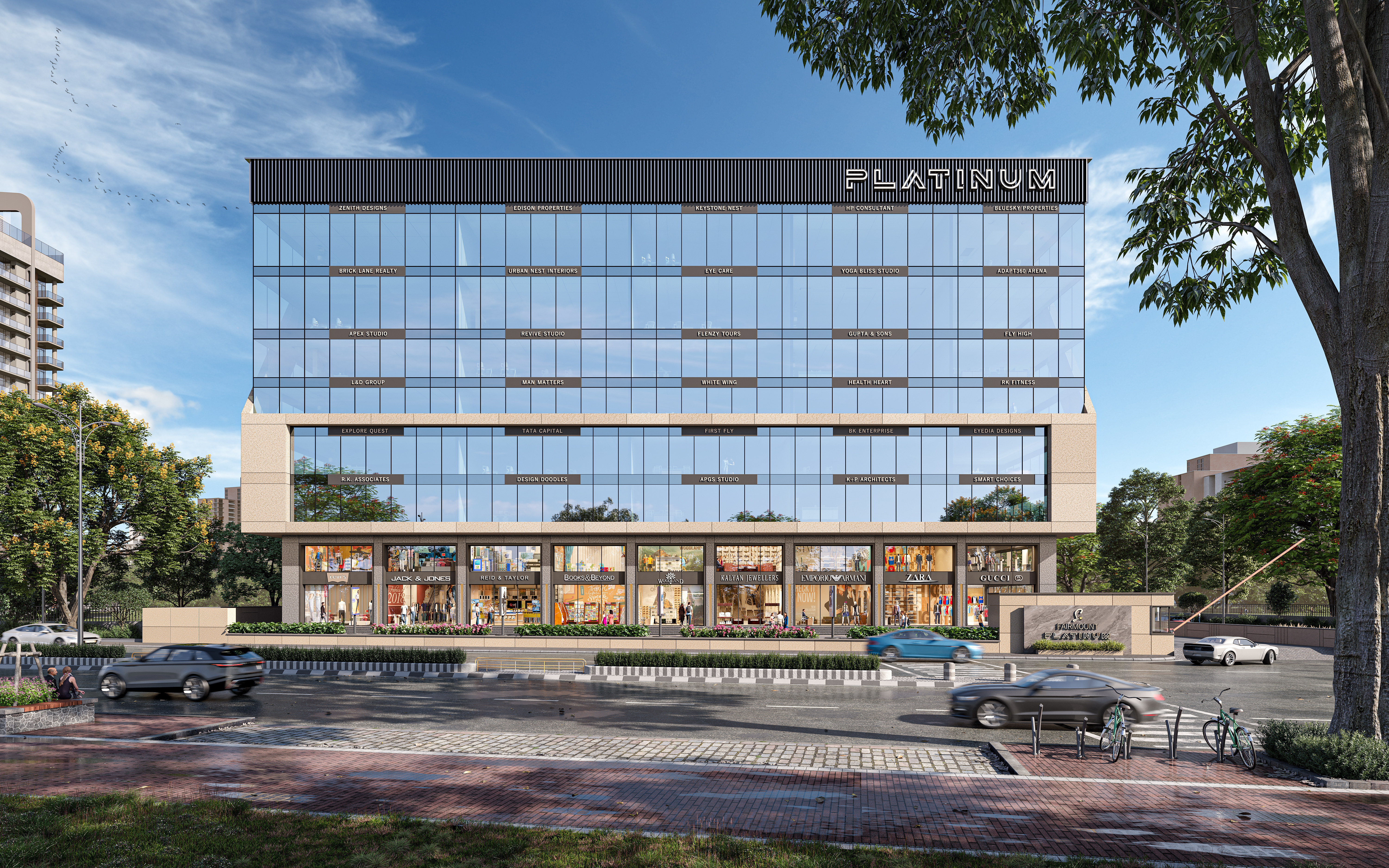 Platinum floor plans project exterior